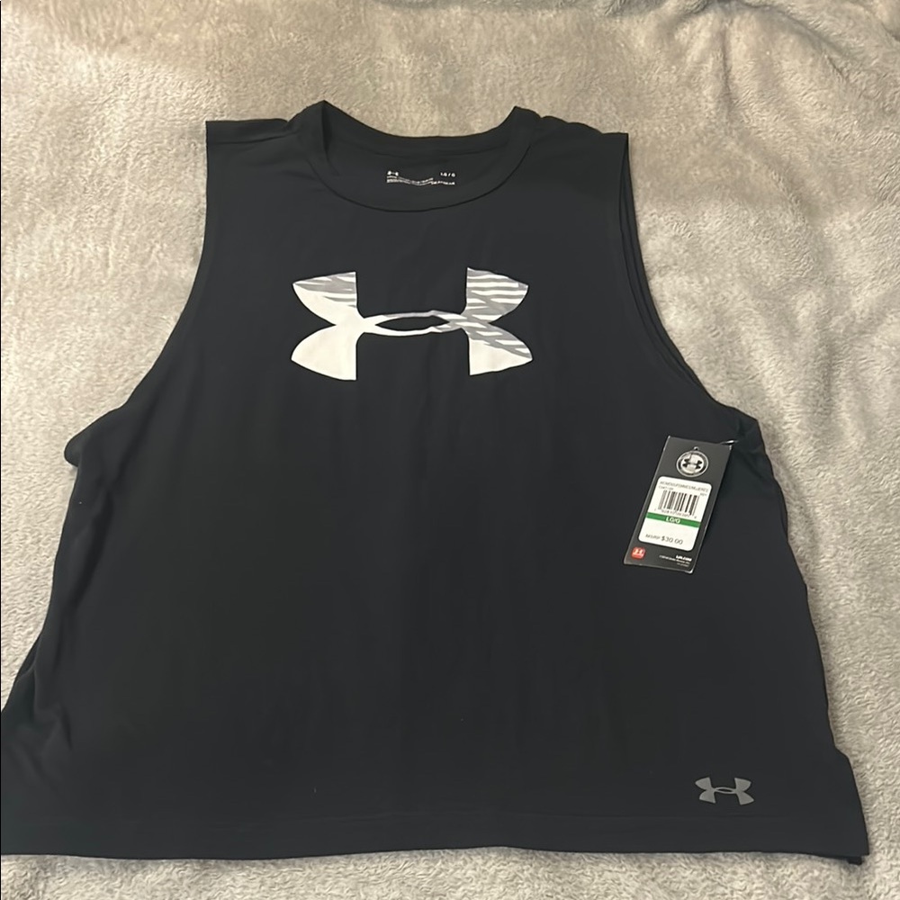Under Armour Black Sleeveless Tank Top